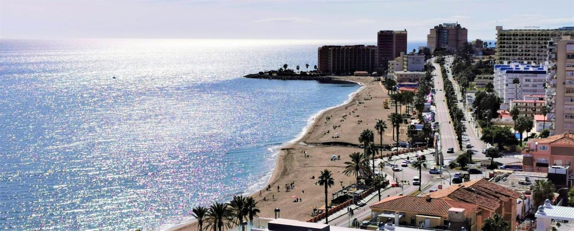 Benalmadena Front Line Sea View 1 Bedroom Large Apartment Exterior photo